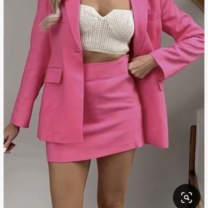 Zara Pink Mini Skirt
